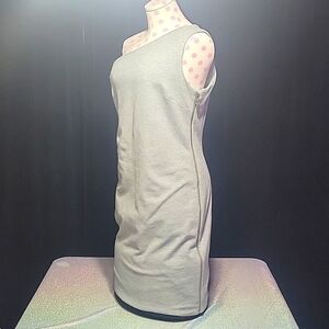 Michael Kors Thick Sweater Dress One Shoulder Zipper SZ: M